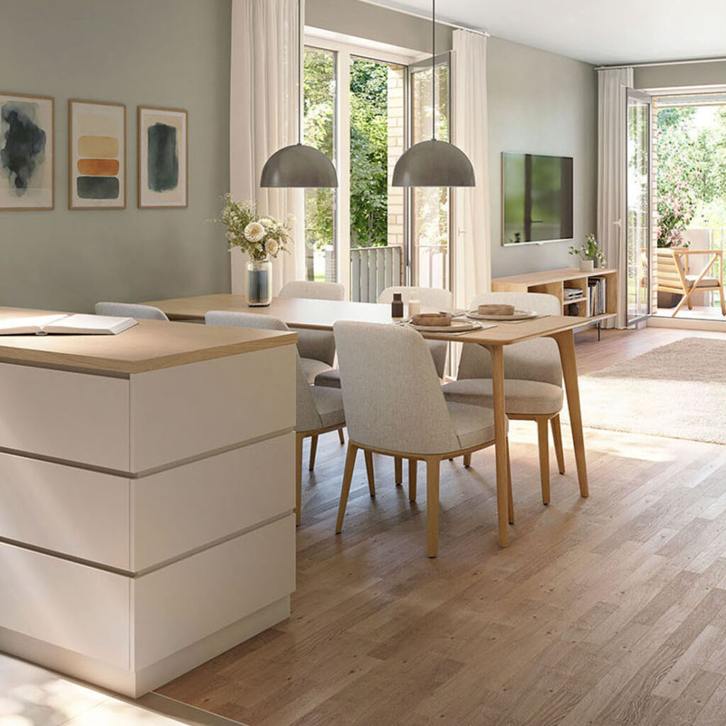 Detailansicht der Wohnzimmer-Visualisierung